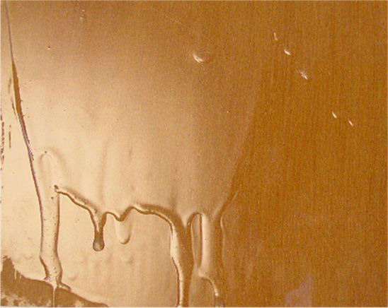 涂膜出現(xiàn)流掛現(xiàn)象 涂膜出現(xiàn)流掛現(xiàn)象